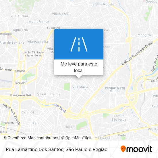 Rua Lamartine Dos Santos mapa