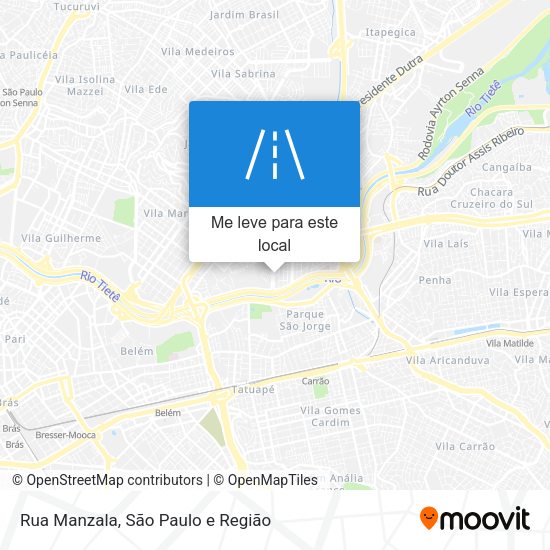 Rua Manzala mapa