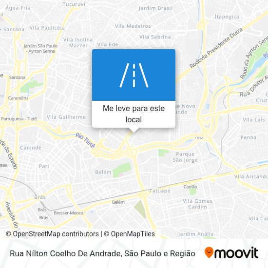 Rua Nílton Coelho De Andrade mapa