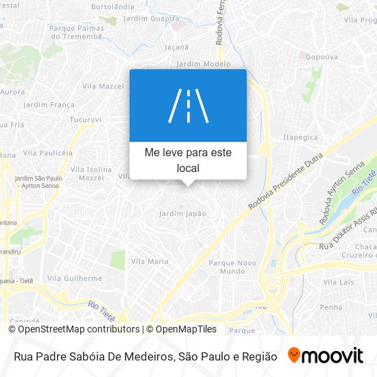 Rua Padre Sabóia De Medeiros mapa