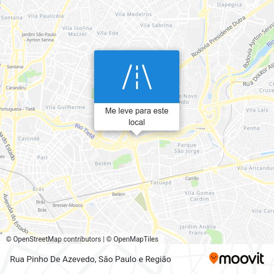 Rua Pinho De Azevedo mapa
