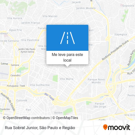 Rua Sobral Junior mapa