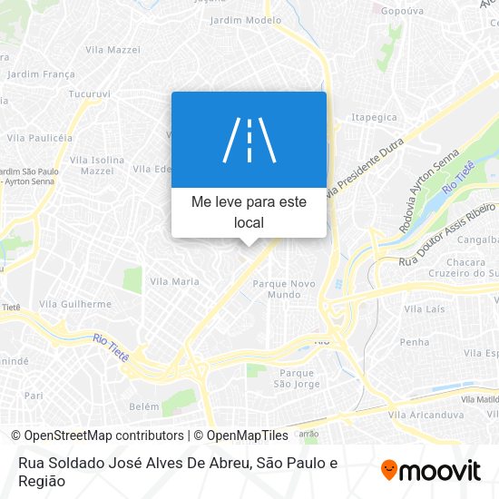 Rua Soldado José Alves De Abreu mapa