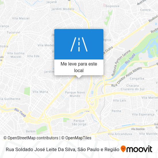 Rua Soldado José Leite Da Silva mapa