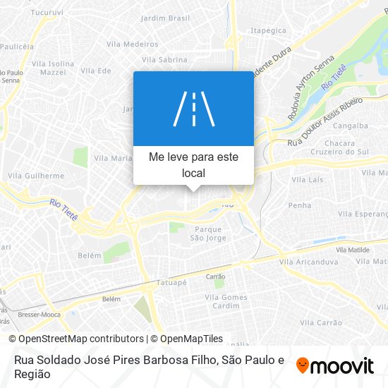 Rua Soldado José Pires Barbosa Filho mapa