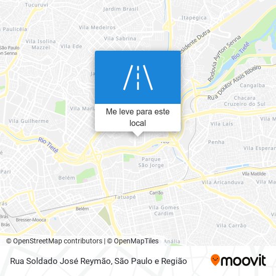 Rua Soldado José Reymão mapa