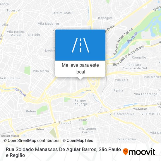 Rua Soldado Manasses De Aguiar Barros mapa