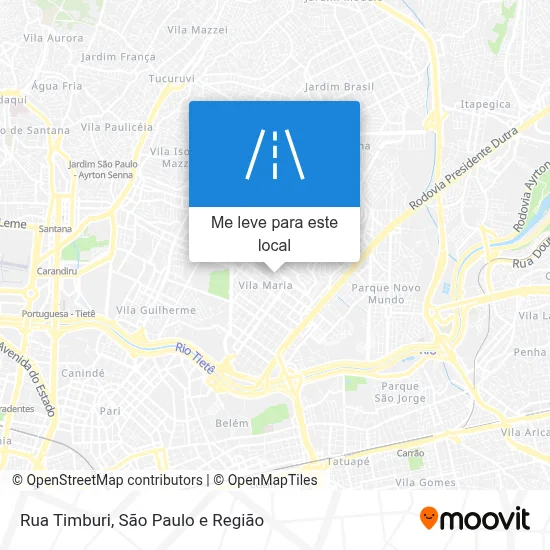 Rua Timburi mapa