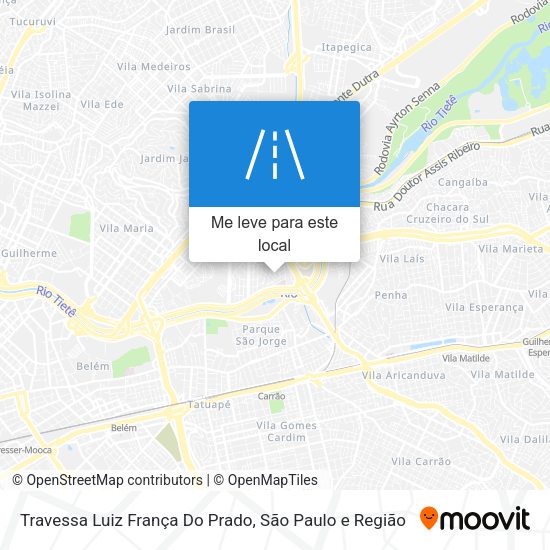Travessa Luiz França Do Prado mapa
