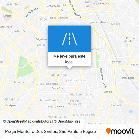 Praça Monteiro Dos Santos mapa