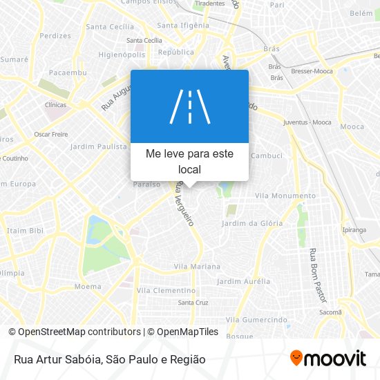 Rua Artur Sabóia mapa