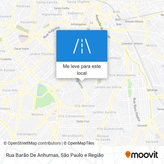 Rua Barão De Anhumas mapa