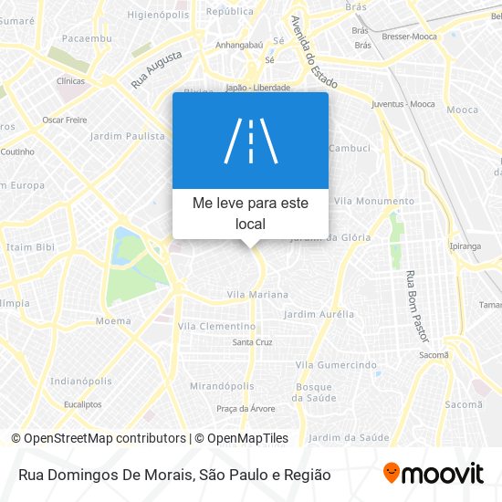 Rua Domingos De Morais mapa