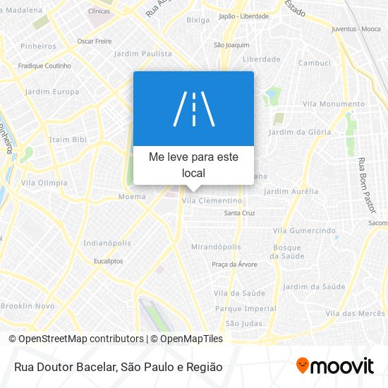 Rua Doutor Bacelar mapa