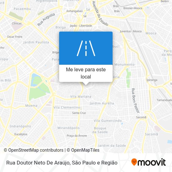 Rua Doutor Neto De Araújo mapa