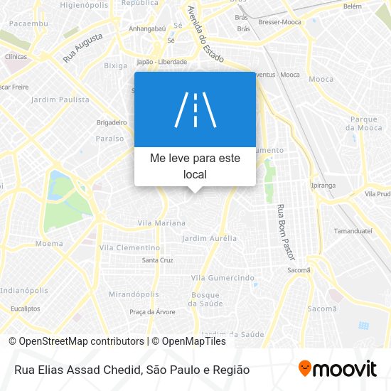 Rua Elias Assad Chedid mapa
