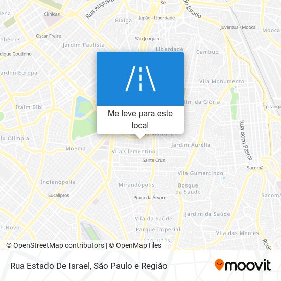 Rua Estado De Israel mapa