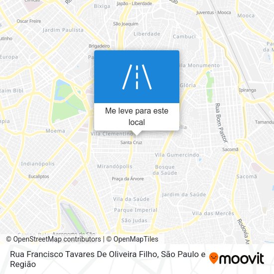 Rua Francisco Tavares De Oliveira Filho mapa