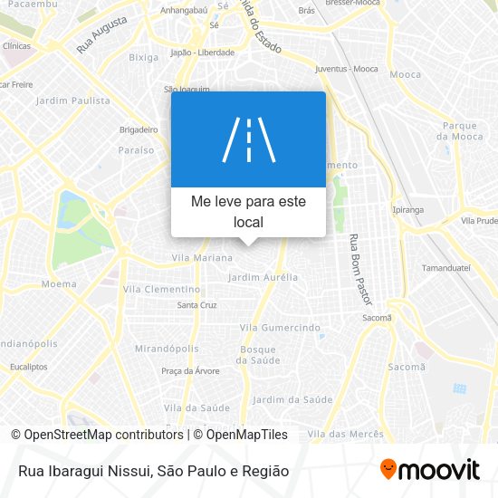 Rua Ibaragui Nissui mapa