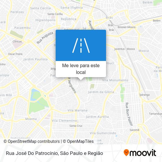 Rua José Do Patrocínio mapa