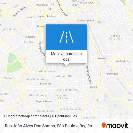 Rua João Alves Dos Santos mapa