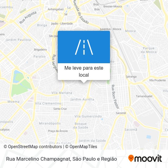 Rua Marcelino Champagnat mapa