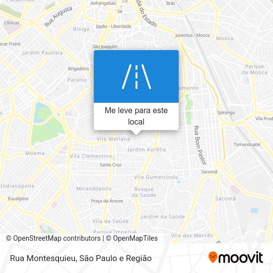 Rua Montesquieu mapa