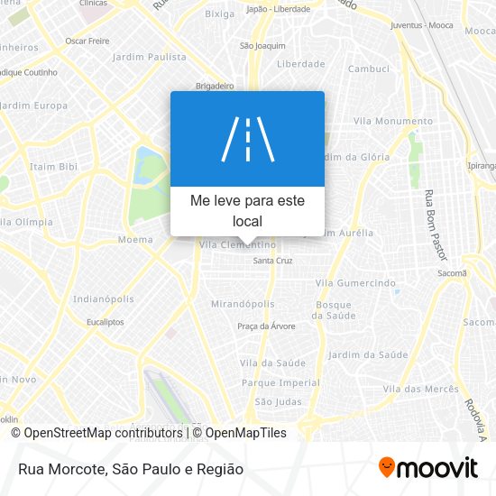 Rua Morcote mapa