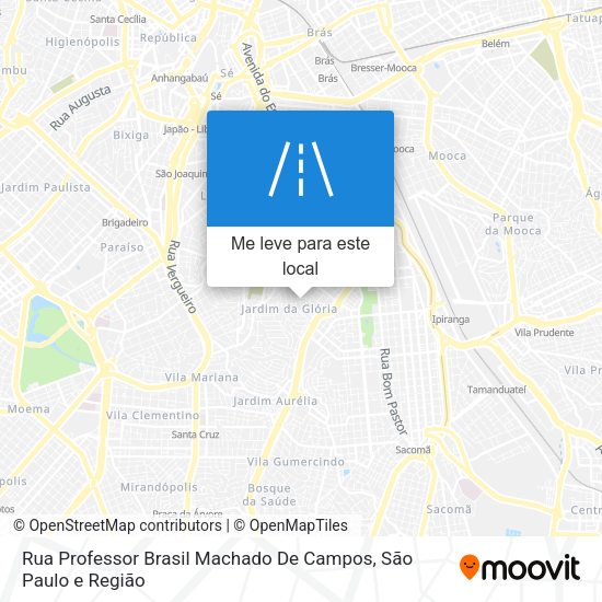 Rua Professor Brasil Machado De Campos mapa