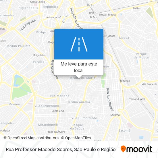 Rua Professor Macedo Soares mapa