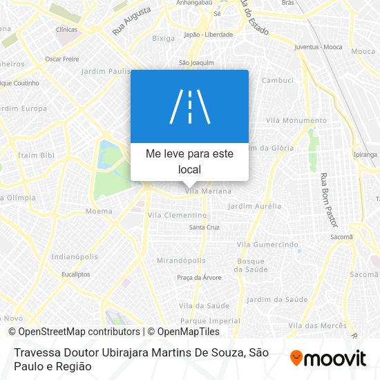 Travessa Doutor Ubirajara Martins De Souza mapa