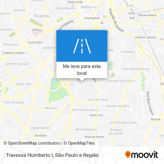 Travessa Humberto I mapa