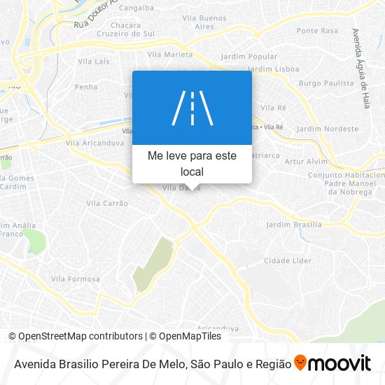 Avenida Brasilio Pereira De Melo mapa