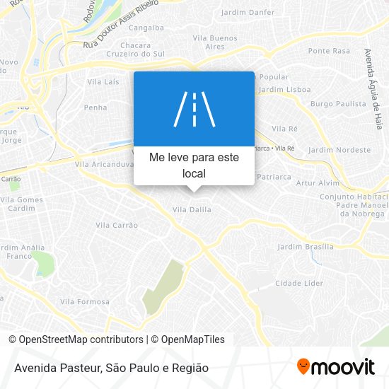 Avenida Pasteur mapa