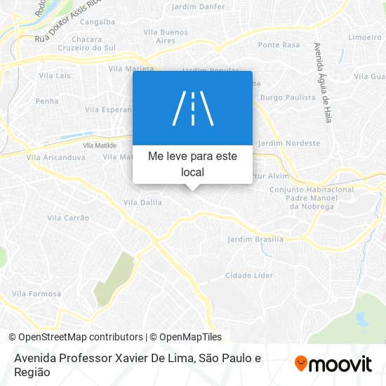 Avenida Professor Xavier De Lima mapa