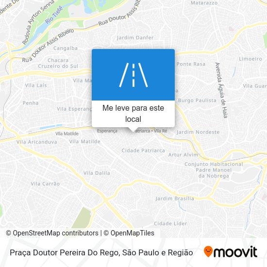 Praça Doutor Pereira Do Rego mapa