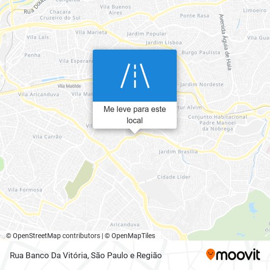 Rua Banco Da Vitória mapa