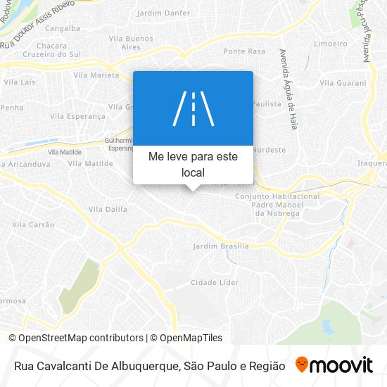 Rua Cavalcanti De Albuquerque mapa