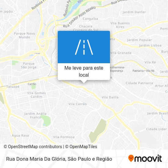 Rua Dona Maria Da Glória mapa