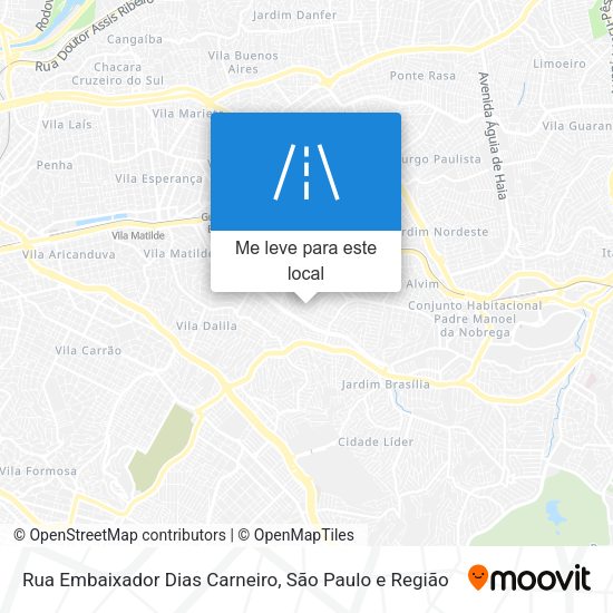 Rua Embaixador Dias Carneiro mapa