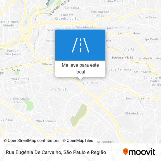 Rua Eugênia De Carvalho mapa