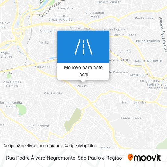 Rua Padre Álvaro Negromonte mapa