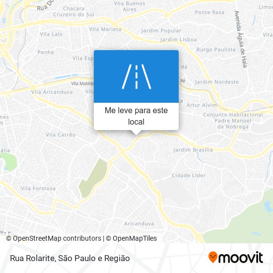 Rua Rolarite mapa