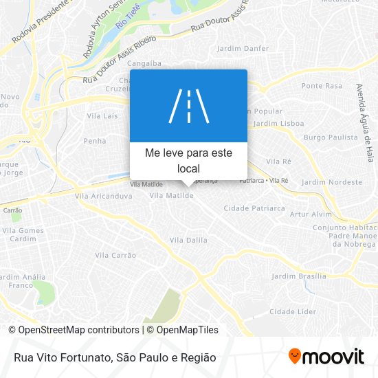 Rua Vito Fortunato mapa