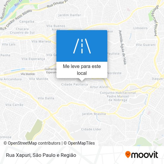 Rua Xapuri mapa