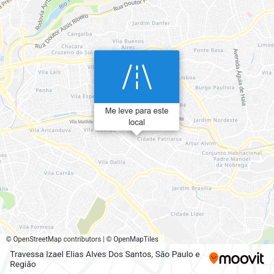 Travessa Izael Elias Alves Dos Santos mapa