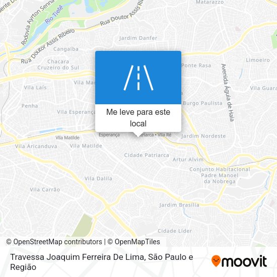 Travessa Joaquim Ferreira De Lima mapa