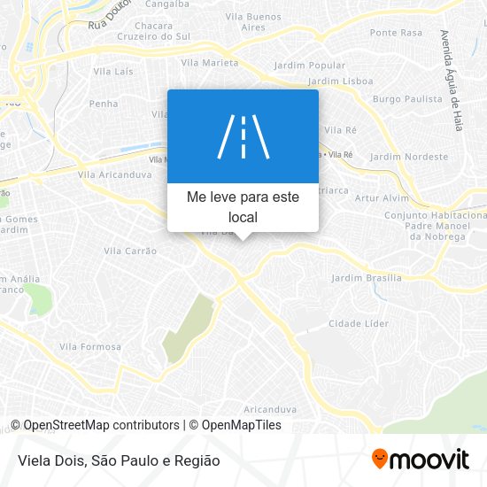Viela Dois mapa