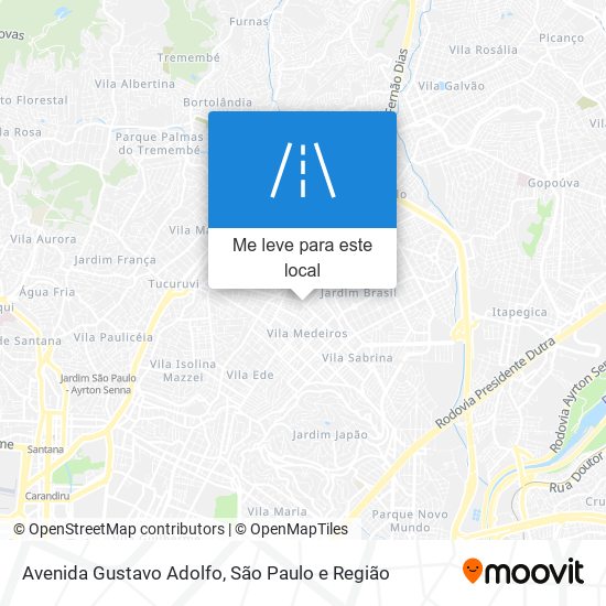 Avenida Gustavo Adolfo mapa