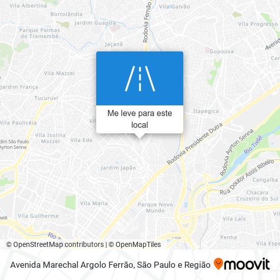 Avenida Marechal Argolo Ferrão mapa